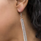 SCARFed for Attention - Silver Paparazzi Jewelry-1349