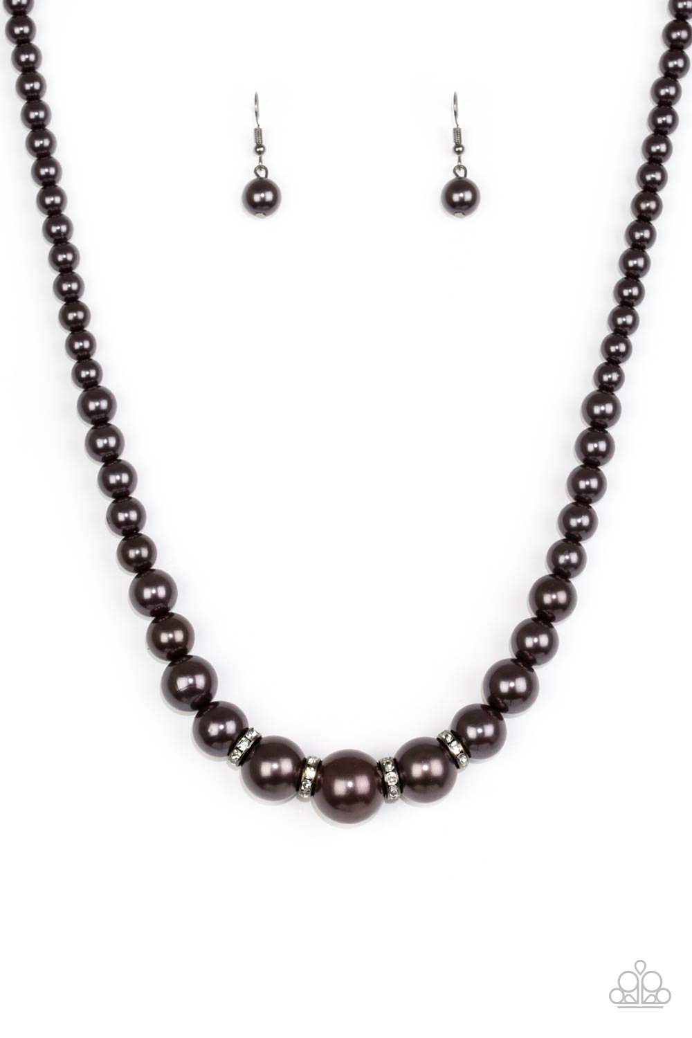 Party Pearls - Black Paparazzi Jewelry