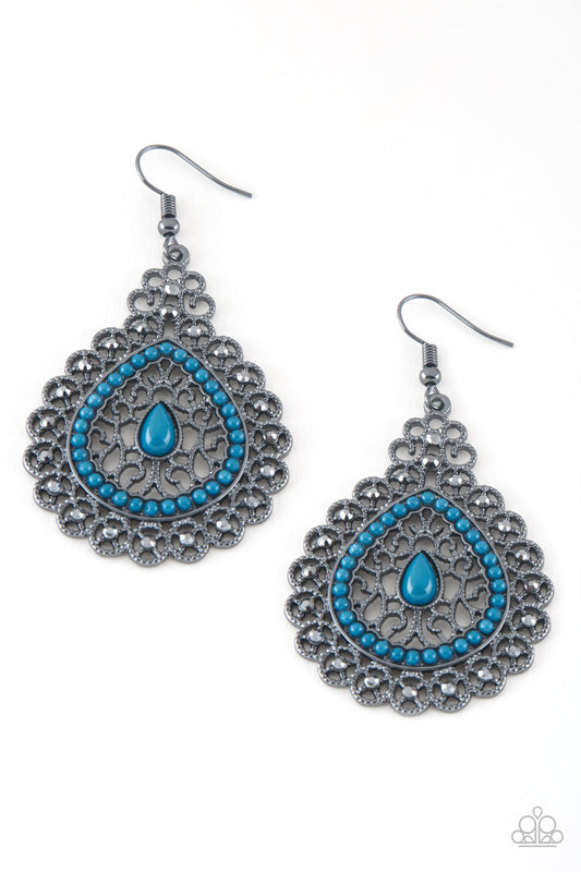 Carnival Courtesan - Blue Paparazzi Jewelry