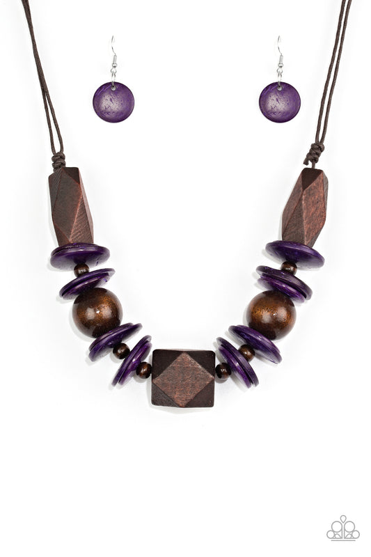 Pacific Paradise - Purple Paparazzi Jewelry 1154