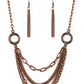 CHAINS of Command - Copper Paparazzi Jewelry