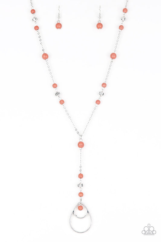 Sandstone Savannahs - Orange Paparazzi Jewelry  1339