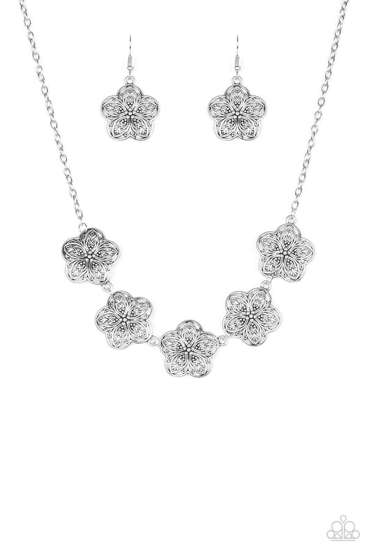 Garden Groove - Silver Paparazzi Jewelry