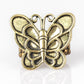 Sky High Butterfly - Brass Paparazzi Jewelry