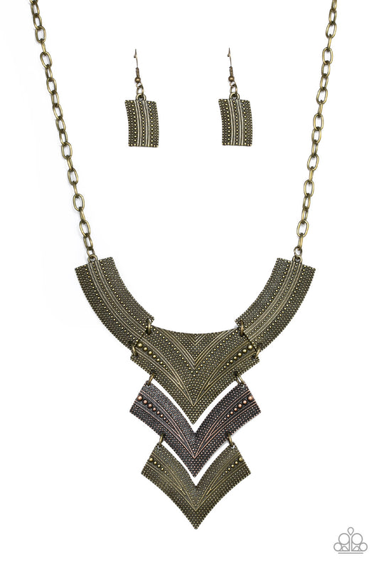 Fiercely Pharaoh - Multi Paparazzi Jewelry