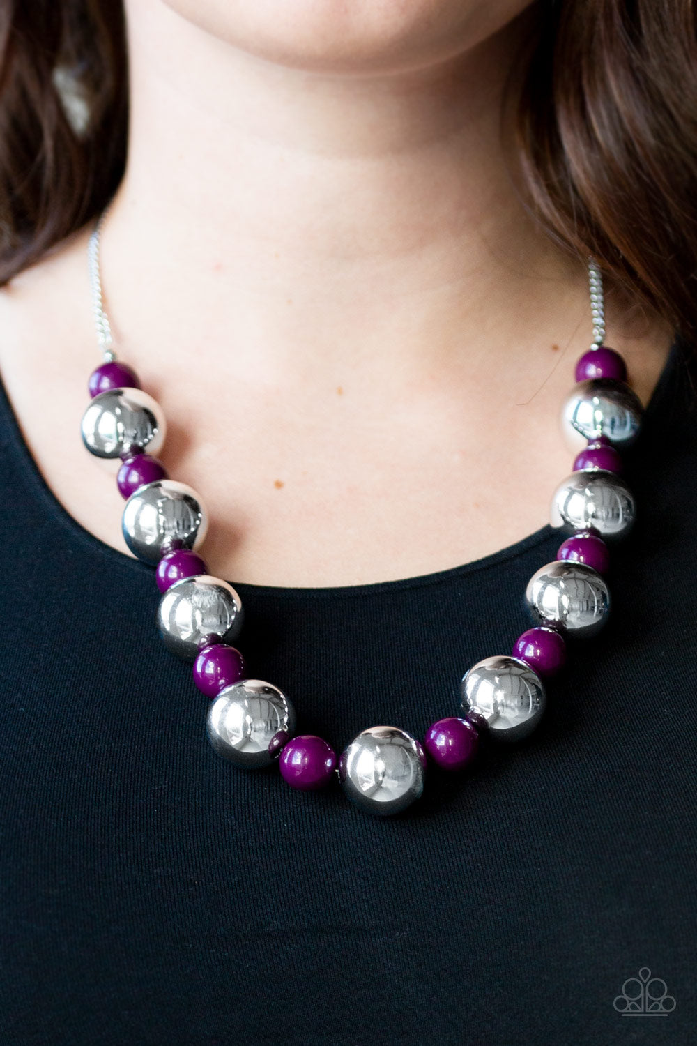 Top Pop - Purple Paparazzi Jewelry-1606