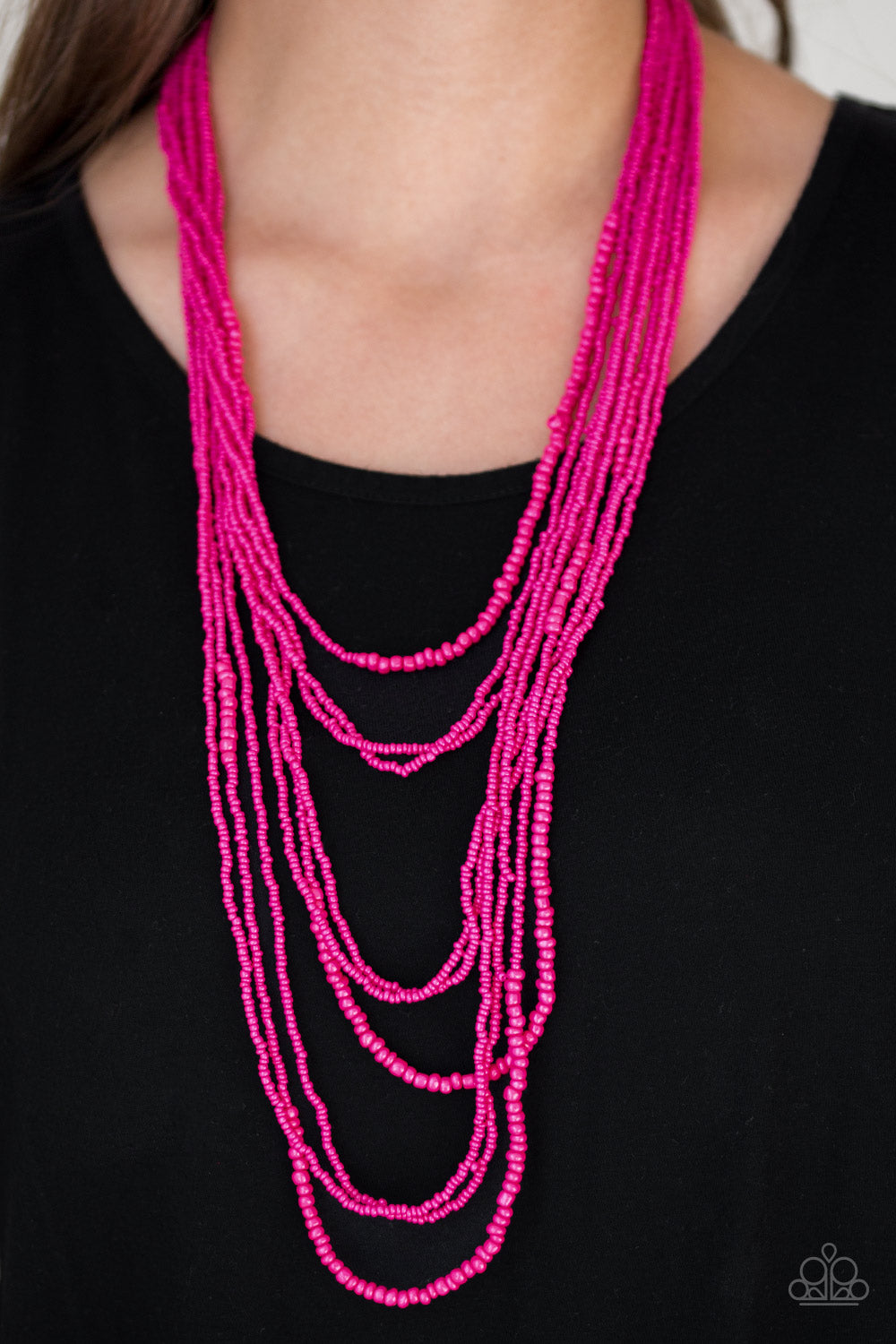 Totally Tonga - Pink Paparazzi Jewelry-1624