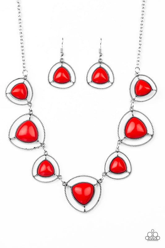 Make A Point - Red Paparazzi Jewelry