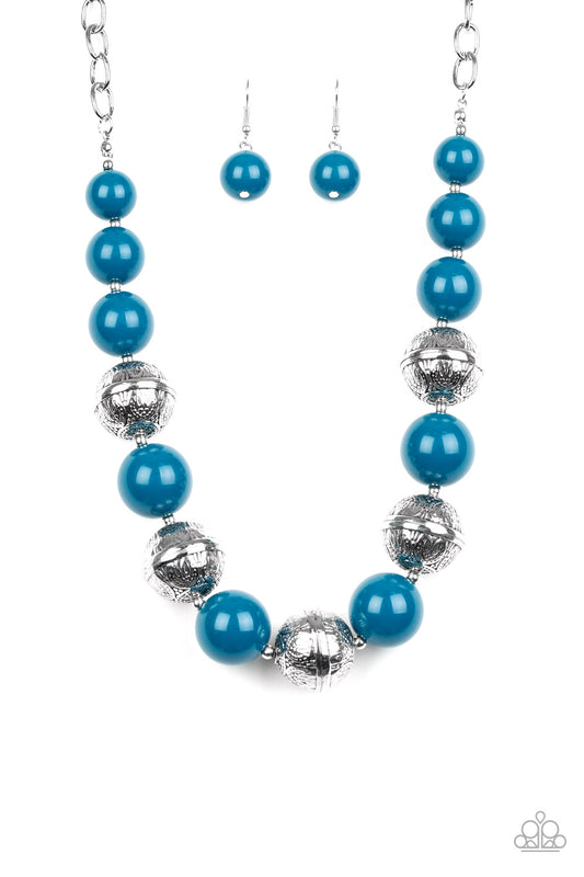 Floral Fusion - Blue Paparazzi Jewelry 637