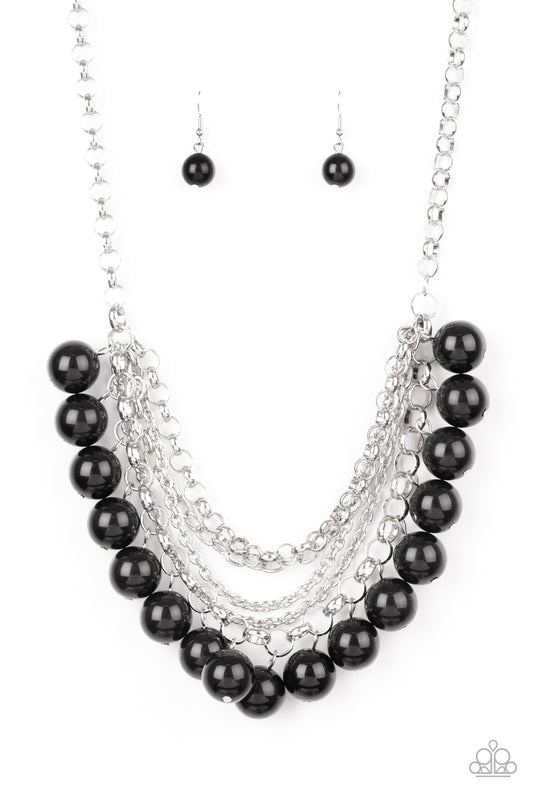 One-Way WALL STREET - Black Paparazzi Jewelry-1135