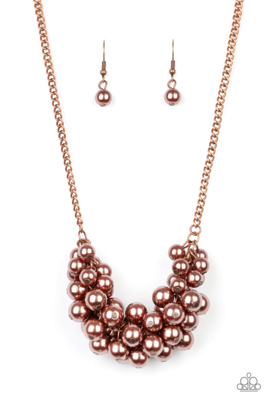 Grandiose Glimmer - Copper Paparazzi Jewelry