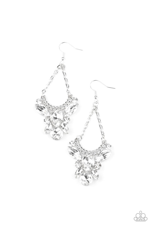 Bling Bouquets - White Paparazzi Jewelry-233