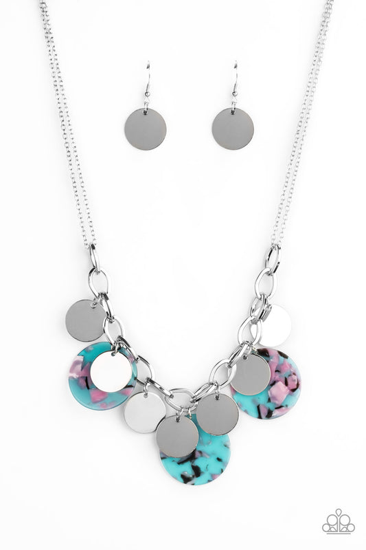 Confetti Confection - Blue Paparazzi Jewelry