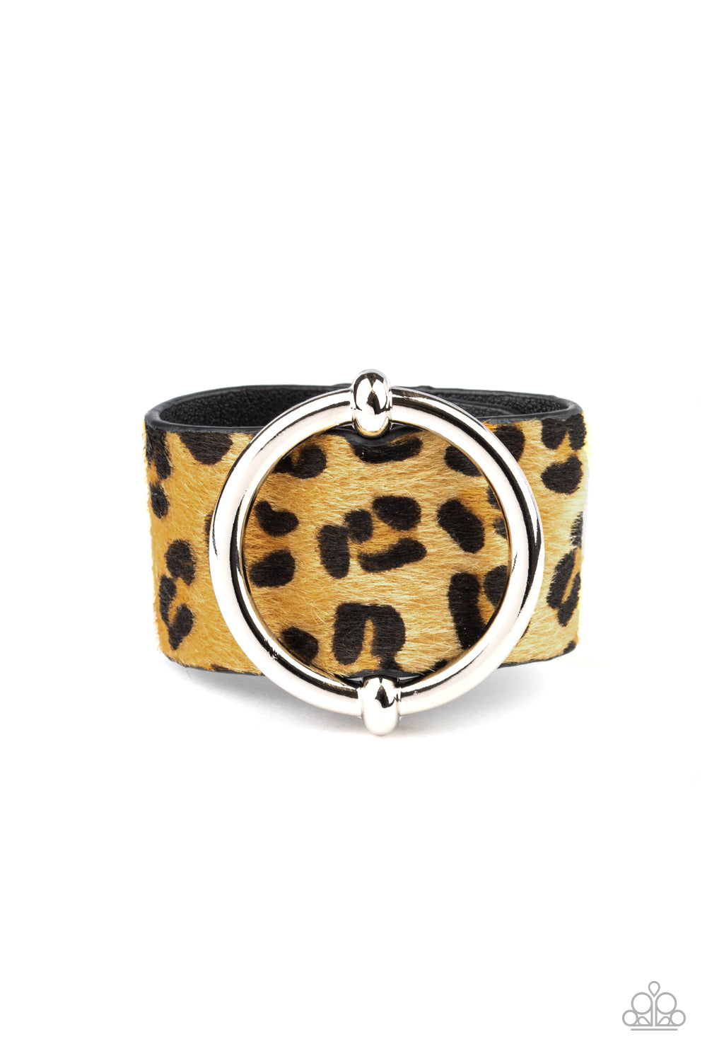 Asking FUR Trouble - Yellow Paparazzi Jewelry-175