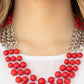 A La Vogue - Red Paparazzi Jewelry-118