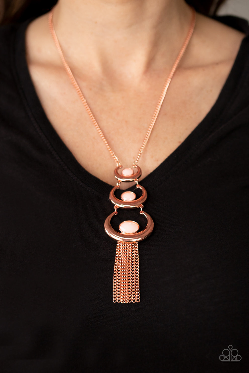 As MOON As I Can - Copper Paparazzi Jewelry-171