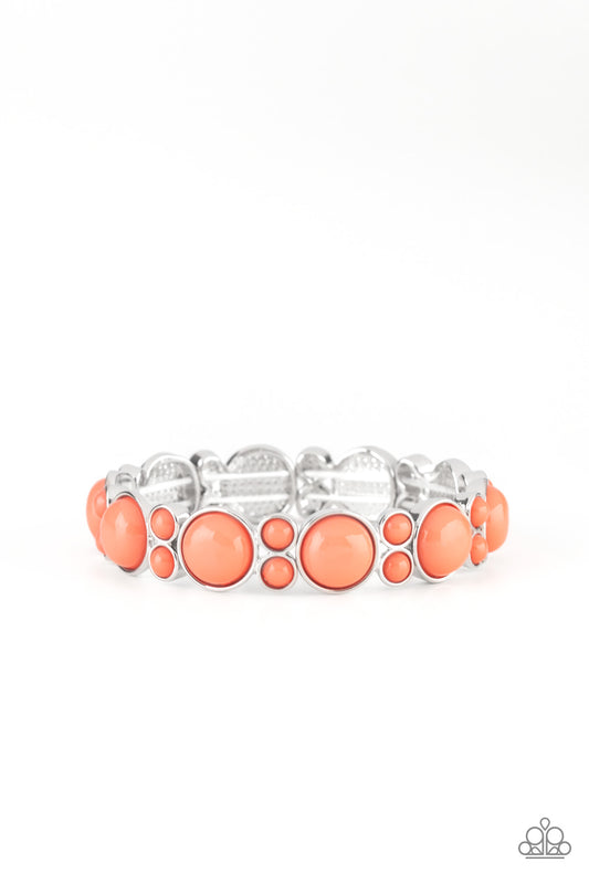 Bubbly Belle - Orange Paparazzi Jewelry-276