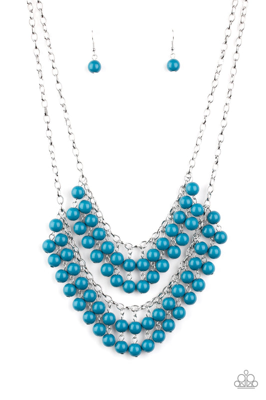 Bubbly Boardwalk - Blue Paparazzi Jewelry-277