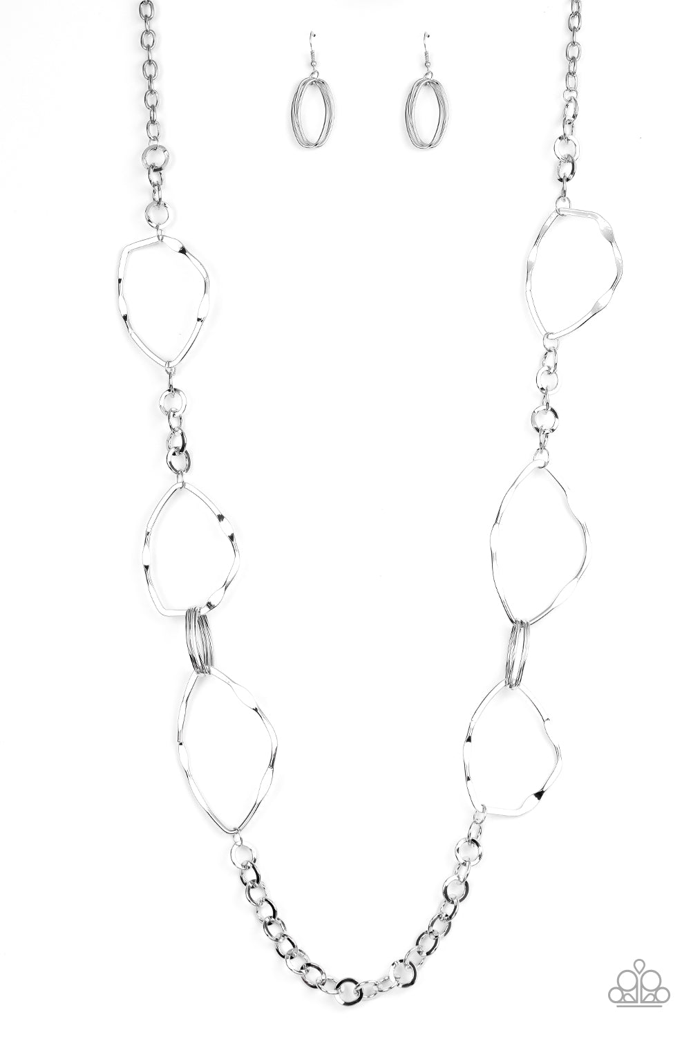Abstract Artifact - Silver Paparazzi Jewelry-132