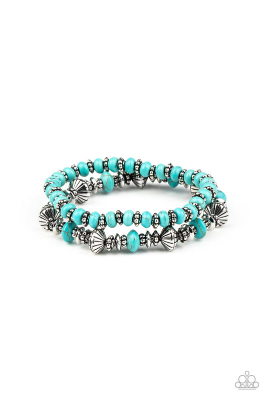 Cactus Quest - Blue Paparazzi Jewelry