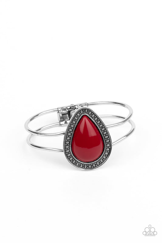 Over The Top Pop - Red Paparazzi Jewelry