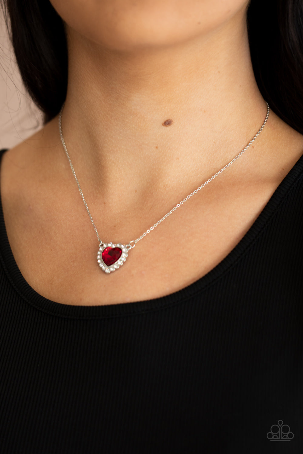 Out of the GLITTERY-ness of Your Heart - Red Paparazzi Jewelry