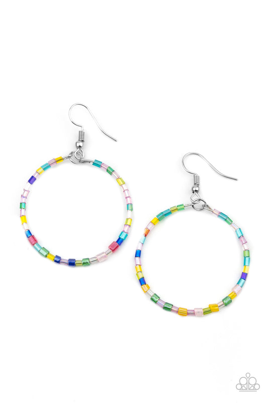 Colorfully Curvy - Multi Paparazzi Jewelry