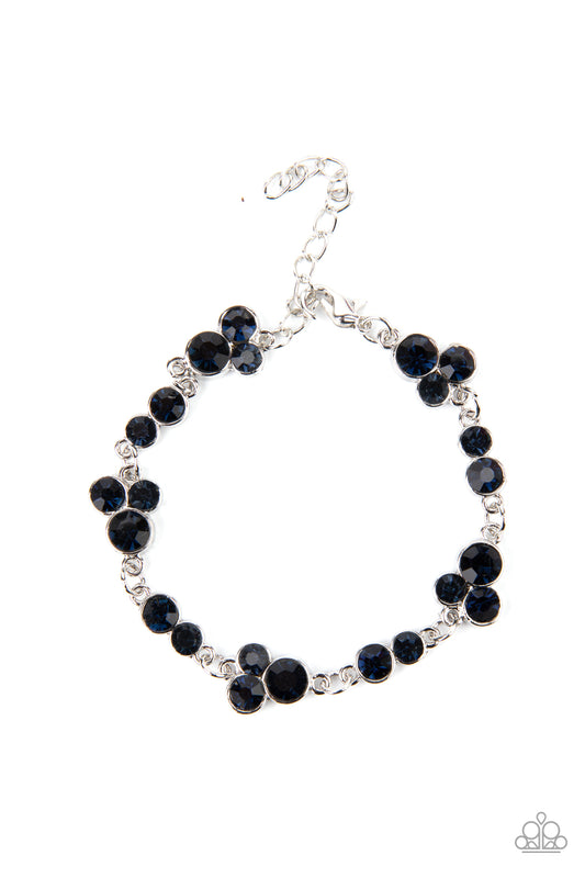 Social GLISTENING - Blue Paparazzi Jewelry