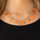 Flower Powered - Orange Paparazzi Jewelry