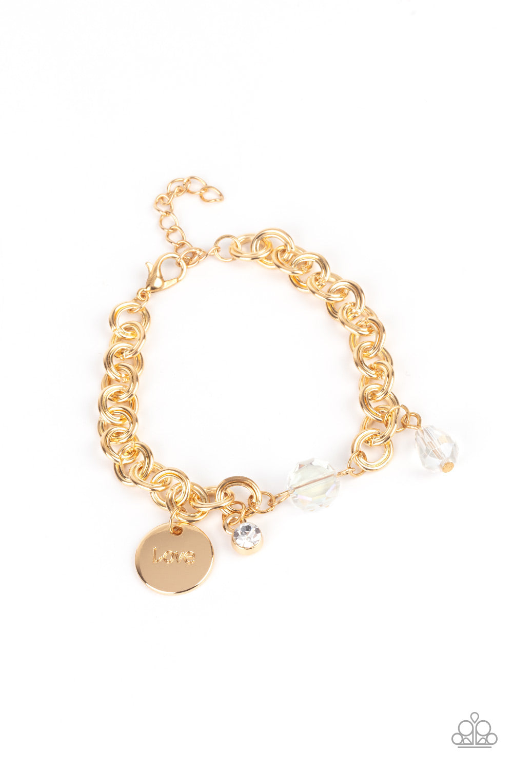 Lovable Luster - Gold Paparazzi Jewelry