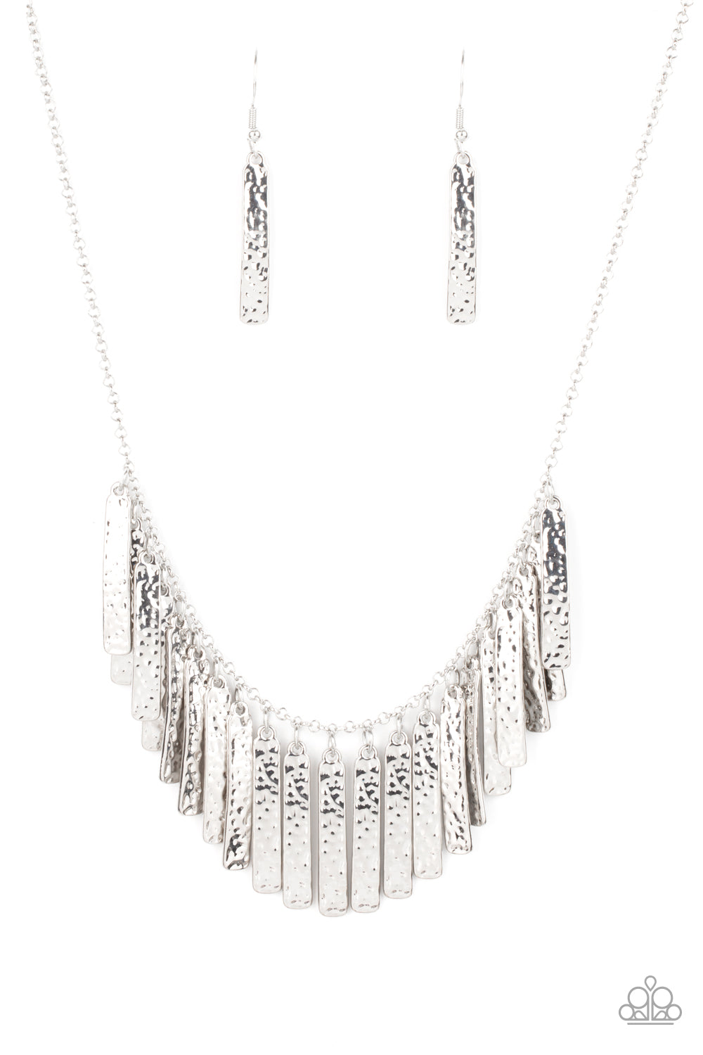 Metallic Muse - Silver Paparazzi Jewelry