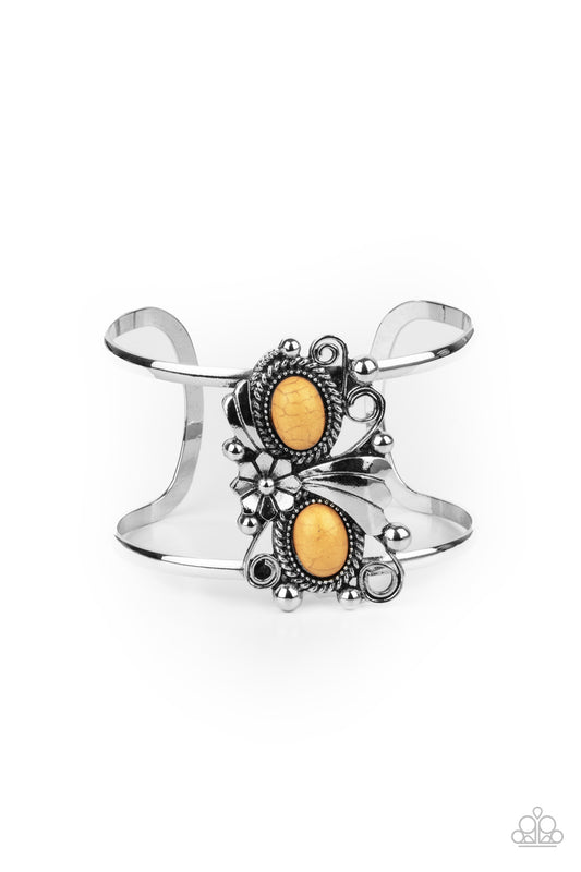 Mojave Flower Girl - Yellow Paparazzi Jewelry