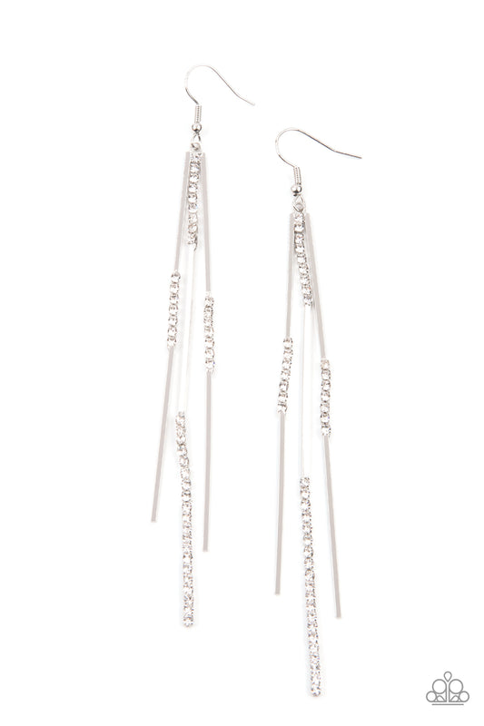 Dainty Dynamism - White Paparazzi Jewelry