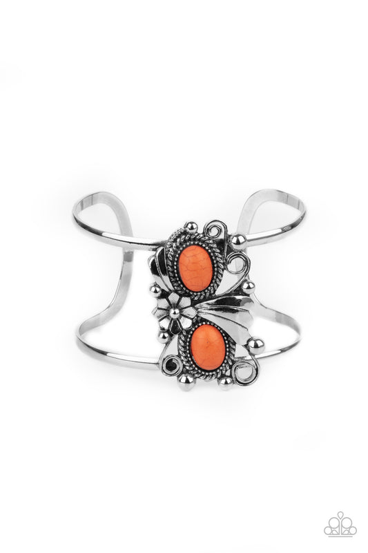 Mojave Flower Girl - Orange Paparazzi Jewelry