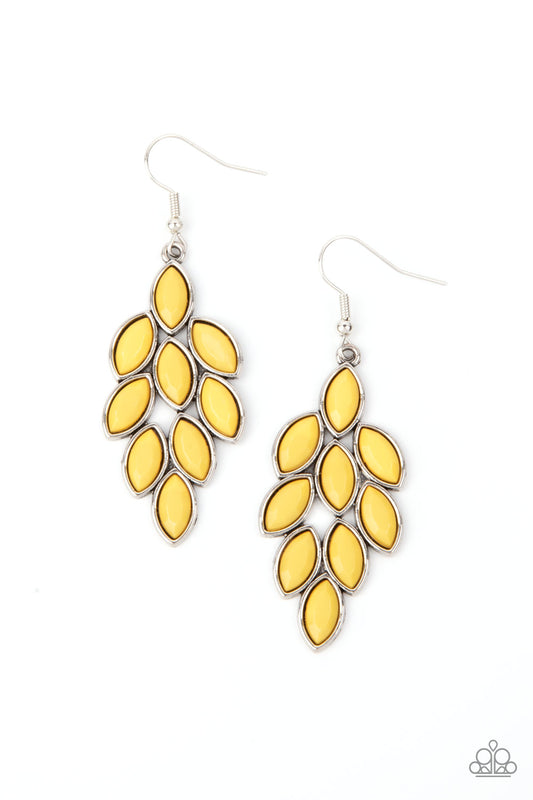 Flamboyant Foliage - Yellow Paparazzi Jewelry