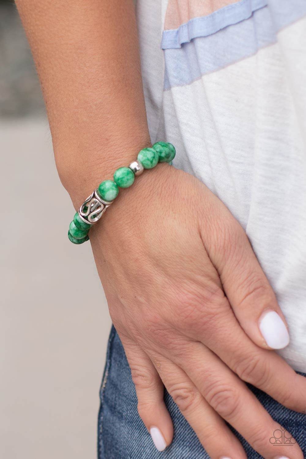 Soothes The Soul - Green Paparazzi Jewelry