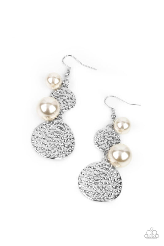 Pearl Dive - White Paparazzi Jewelry