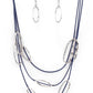 Check Your CORD-inates - Blue Paparazzi Jewelry