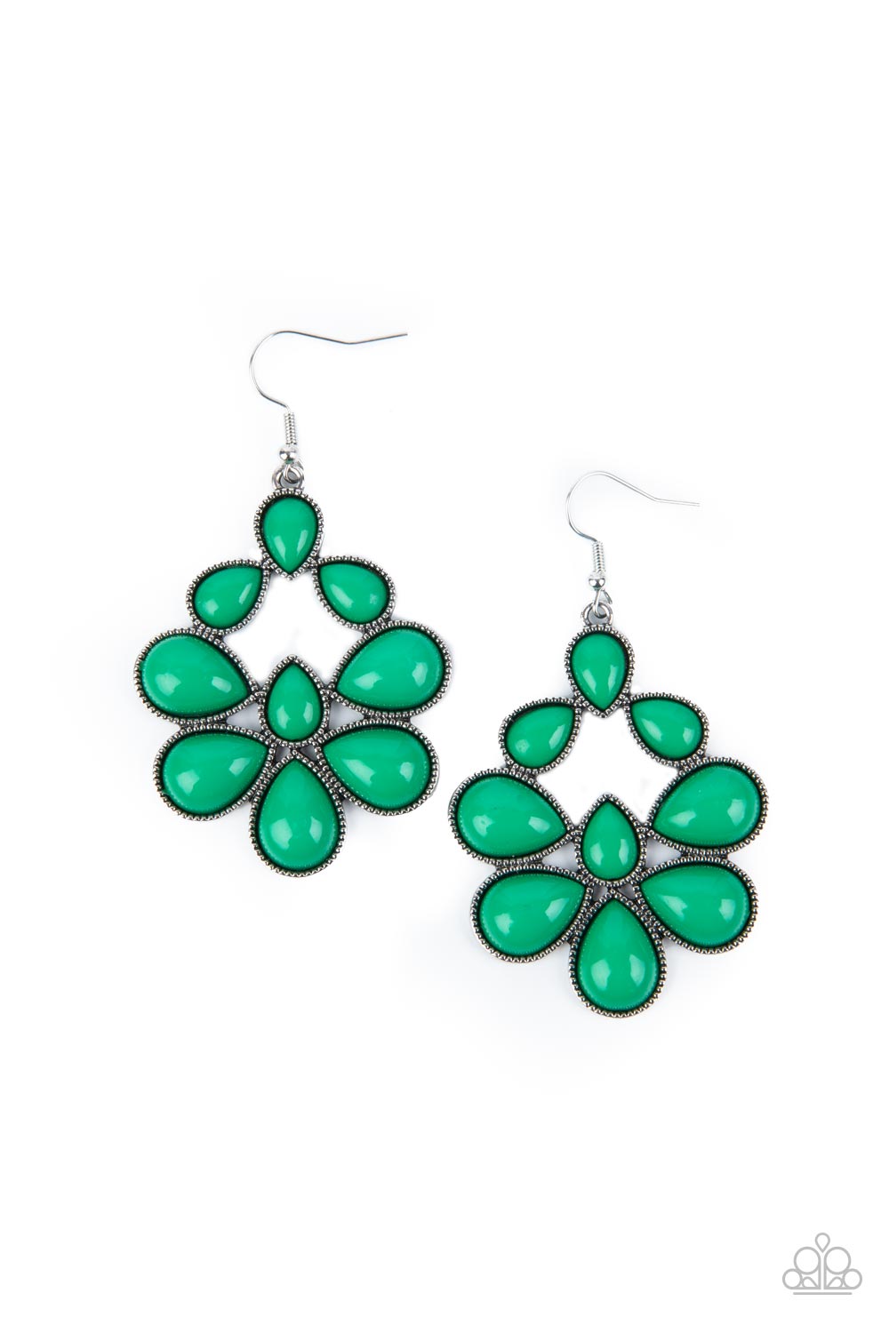 In Crowd Couture - Green Paparazzi Jewelry