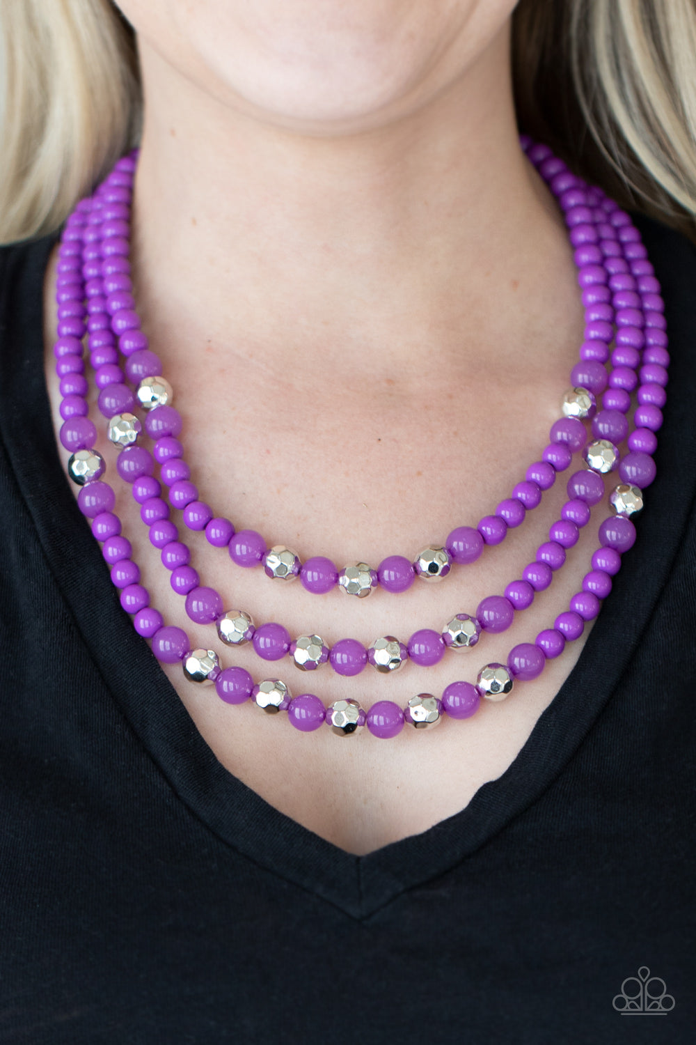 STAYCATION All I Ever Wanted - Purple Paparazzi Jewelry