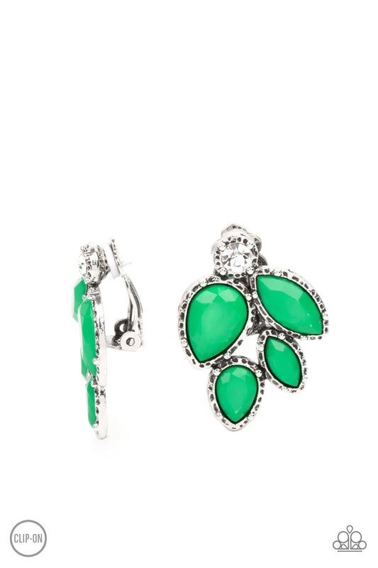 Fancy Foliage - Green Paparazzi Jewelry