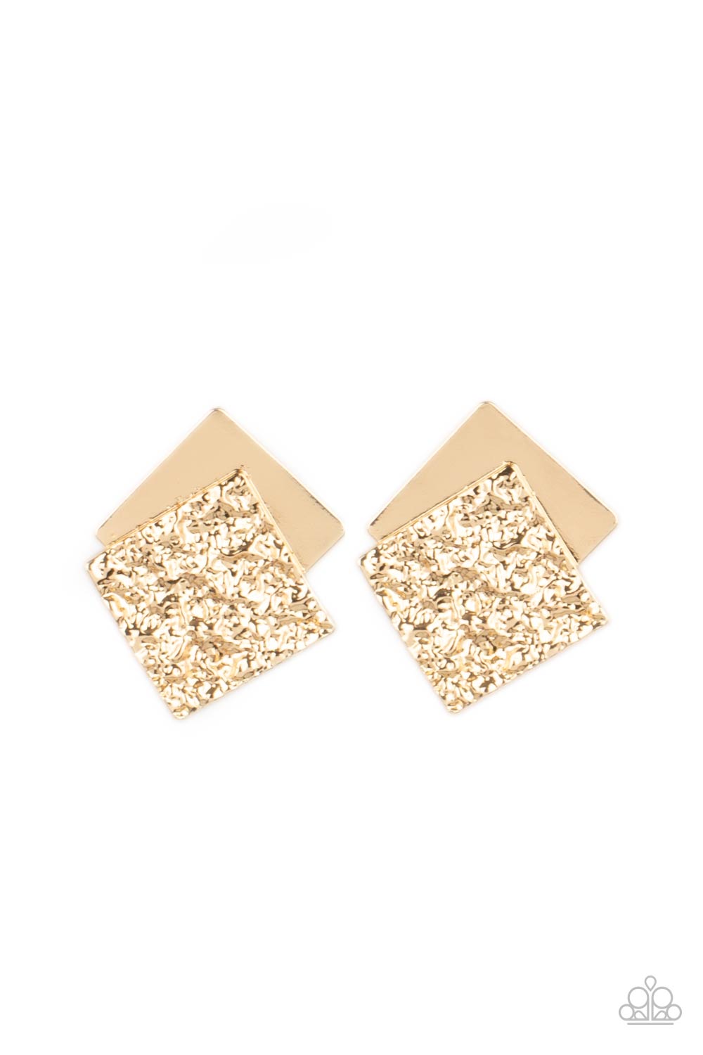 Square With Style - Gold Paparazzi Jewelry