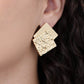 Square With Style - Gold Paparazzi Jewelry