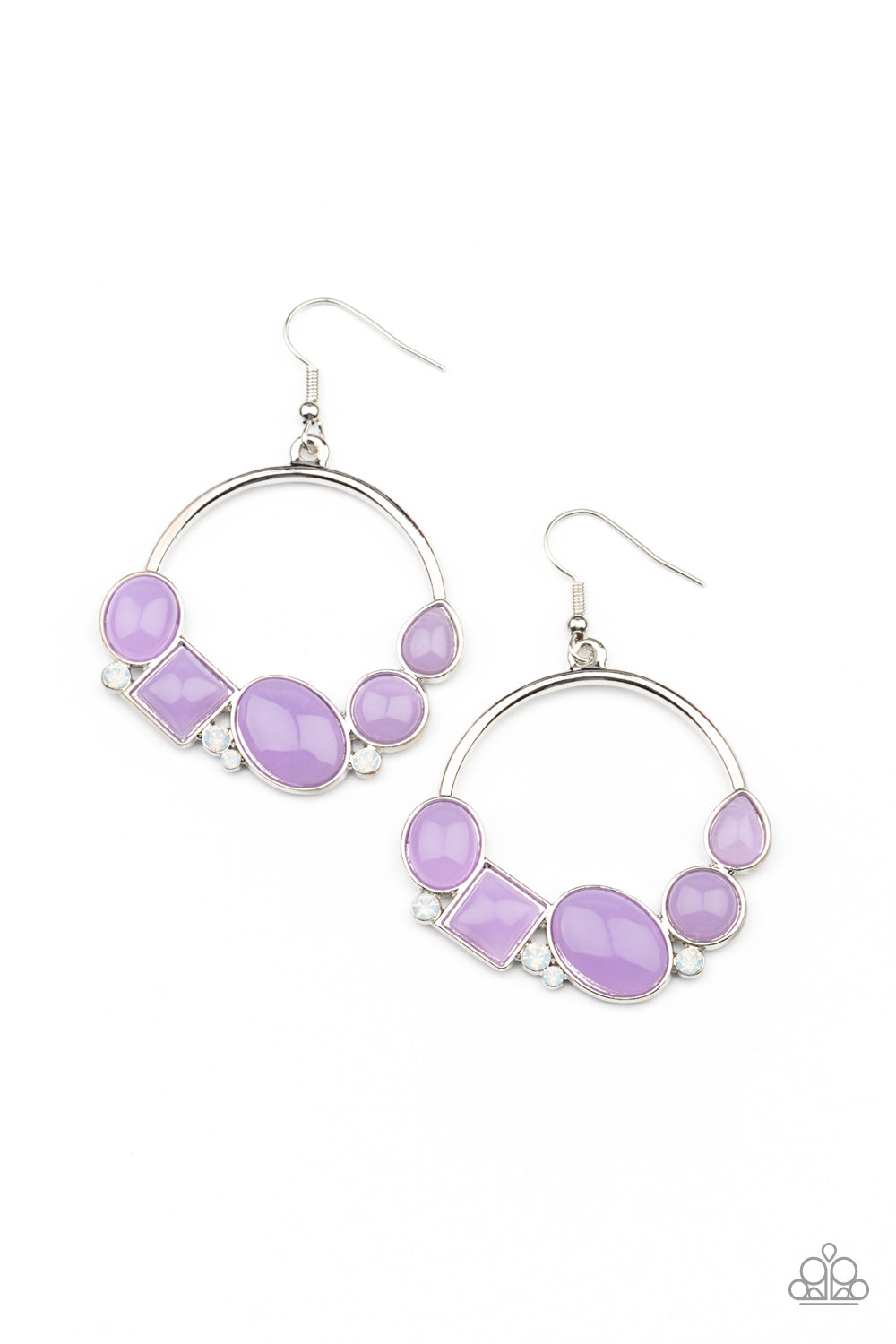 Beautifully Bubblicious - Purple Paparazzi Jewelry-216