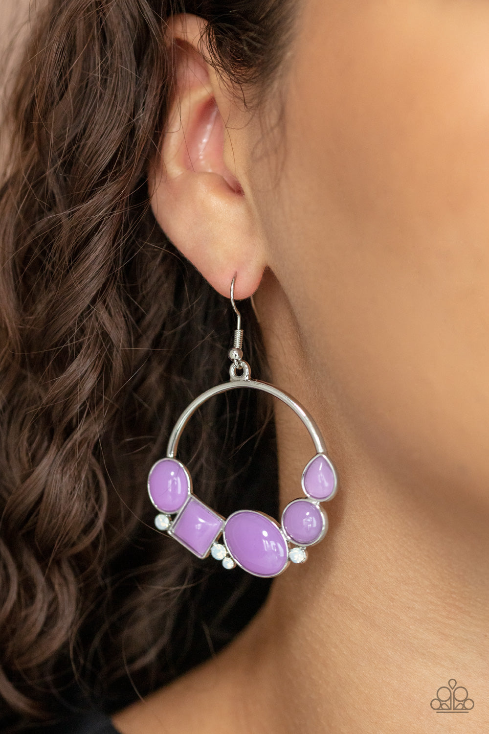 Beautifully Bubblicious - Purple Paparazzi Jewelry-216