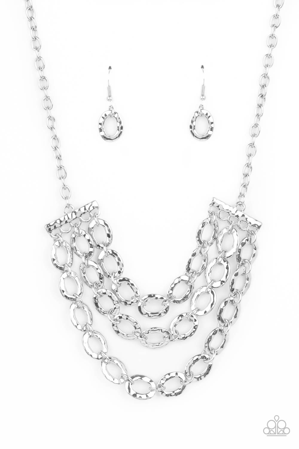 Repeat After Me - Silver Paparazzi Jewelry-1265