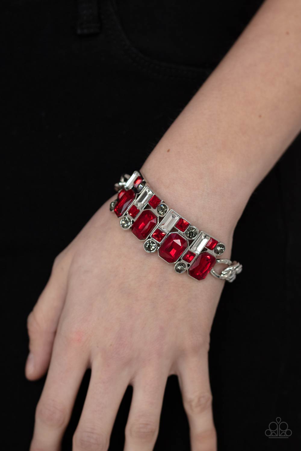 Urban Crest - Red Paparazzi Jewelry 1686