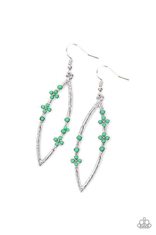 Flowery Finesse - Green Paparazzi Jewelry