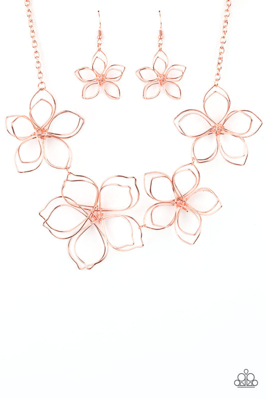 Flower Garden Fashionista - Copper Paparazzi Jewelry