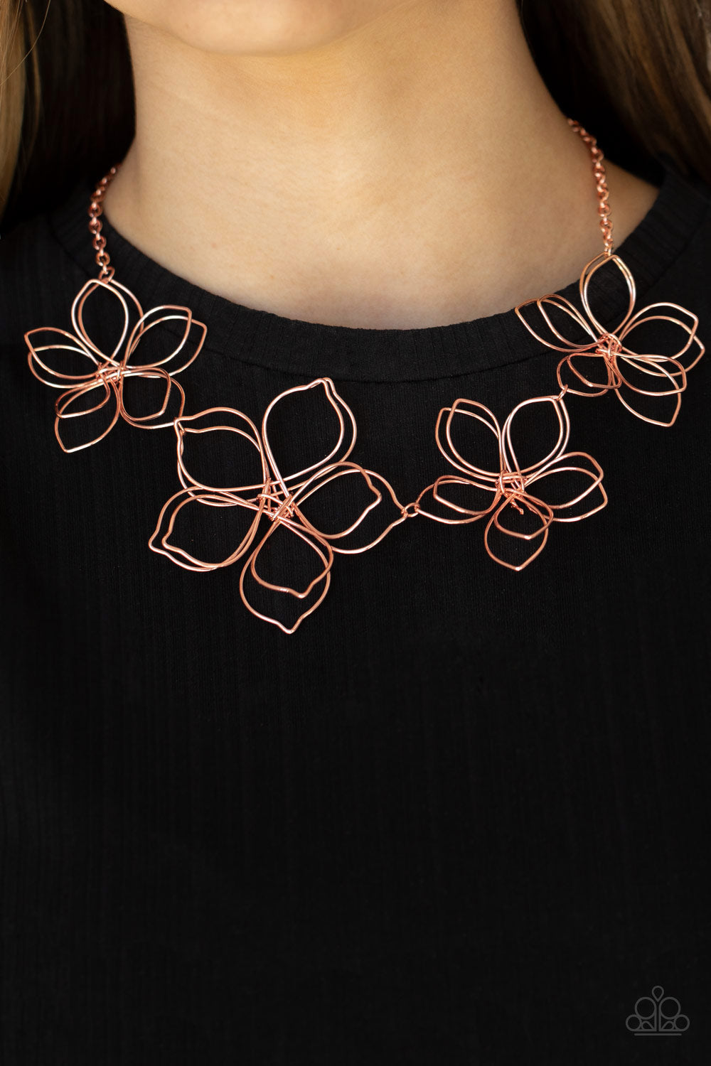 Flower Garden Fashionista - Copper Paparazzi Jewelry